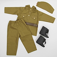 Военная форма "Солдатик",  9-12 месяцев, рост 85 см