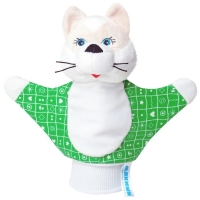 Игрушка-рукавичка "Котёнок", цвета МИКС