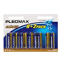 Батарейка Алкалиновая  Samsung Pleomax, АА, LR6-10BL, блистер, 10 шт.