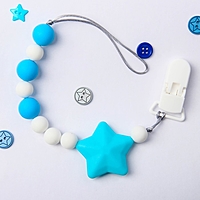 Держатель для пустышки «Звёздочка», силиконовый