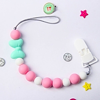 Держатель для пустышки «Нежность», силиконовый