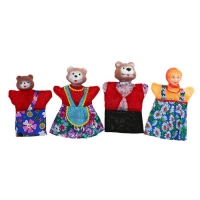 Кукольный театр "Три медведя", 4 куклы-перчатки