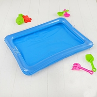 Надувная песочница для песка "Песочный замок"  60 х 45 см, цвета микс