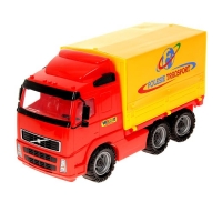 Игрушка Автомобиль бортовой тентовый цвета в ассортименте