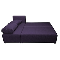 Диван "Виктория", обивка рогожка баклажан