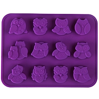 Форма для выпечки, 12 ячеек, 15х19х1,5 см "Совята", цвета МИКС