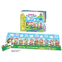 Макси-пазл Самый длинный Паровозик с цифрами