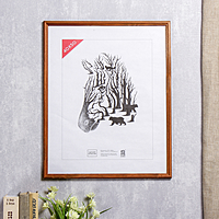 Фоторамка 40х50 см № 17 дерево