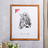 Фоторамка 40х50 см № 16 дерево