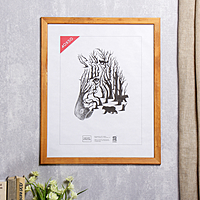 Фоторамка 40х50 см № 20  дерево