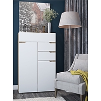 Комод «Анталия», МДФ, цвет сонома, белый софт