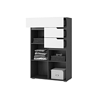 Комод «Анталия», МДФ, цвет сонома, белый софт