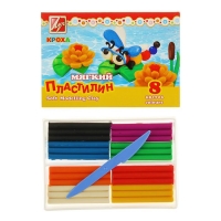 Пластилин мягкий (восковой) 8 цветов 165 г "Кроха"