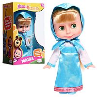Кукла Маша 25 см в голубом платье озвученная