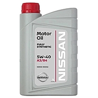 Масло моторное Nissan Motor Oil 5W-40 1 л синт. КЕ90090032