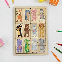 Игра развивающая деревянная "Зоопарк"