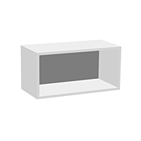 Шкаф к вытяжке, 600 × 300 × 296 мм, цвет белый/белый