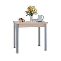 Кухонный стол «СО-1м», 800(1200) × 600 / 800 × 772(756) мм, цвет белёный дуб