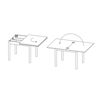 Кухонный стол «СО-1м», 800(1200) × 600 / 800 × 772(756) мм, цвет белый