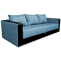 Диван "ЛИДЕР", рогожка Denim / SANNY BLACK