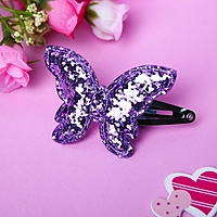 Зажим с блестящей бабочкой, феи ВИНКС, 1 шт