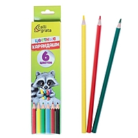 Карандаши 6 цветов Calligrata