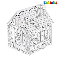 ZABIAKA Домик-раскраска "Новогодний хоровод" 3 в 1
