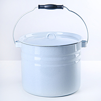 Ведро  9,0л цил. с крышкой б/деколи