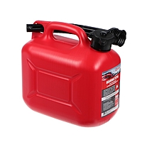 Канистра 3ton PROFI,  КРАСНАЯ для топлива + крышка и лейка, 5 л