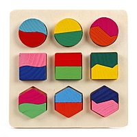 Развивающие рамка-вкладыши Mapacha «Формы и цвета»