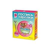 Роспись по тарелке «Чистюля»