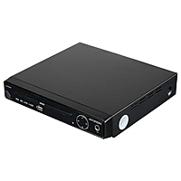 DVD-плеер Hyundai H-DVD200, MPEG4, DivX, USB, RCA, ПДУ, караоке, черный