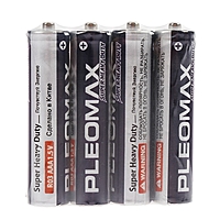 Батарейка Солевая  Samsung Pleomax Super Heavy Duty, ААА, R03-4S, спайка, 4 шт.