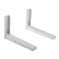 Кронштейн HOLDER MWS-2002, для микроволновой печи, регулируемый, до 40 кг, 435 мм, белый