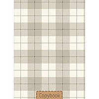 Тетрадь А4, 96 листов клетка Calligrata "Шотландка бежевая", белизна 75%, картонная обложка