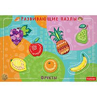 Пазл в рамке развивающий "Фрукты"