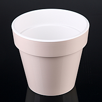 Кашпо "Порто" со вставкой 3,5л, цвет жемчуг