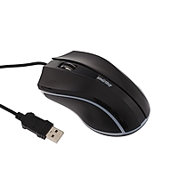 Мышь Smartbuy ONE 338, проводная, оптическая, 1000 dpi, подсветка, USB, черная