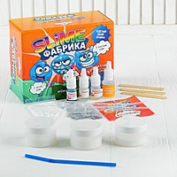 Слайм фабрика "Мята" 3 слайма в наборе, тянется, лепится, прыгает 511