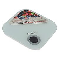 Весы кухонные Endever KS-530, электронные, до 5 кг, закаленное стекло, белые