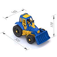 Игрушка Трактор с грейдером 398 цвета в ассортименте