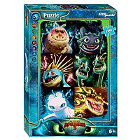 Пазл Как приручить дракона-3 160 элементов