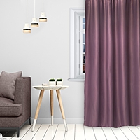 Штора портьерная «Этель» 130×300 см, блэкаут, цвет фиолетовый, пл. 210 г/м², 100% п/э
