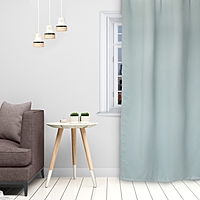 Штора портьерная «Этель» 270×300 см, двусторонний блэкаут, цвет Голубой, пл. 240 г/м², 100% п/э