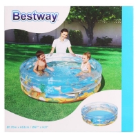 Бассейн надувной Тропические фрукты 170х53см 51048 Bestway