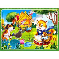 Пазл-рамка Кошкин дом 12 элементов
