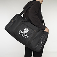 Сумка спорт 167 Аризона, 56*27*34,  отдел на молнии, 2 н/кармана, черный