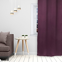 Штора портьерная «Этель» 270×300 см, двусторонний блэкаут, цвет Сливовый, пл.240г/м², 100 п/э