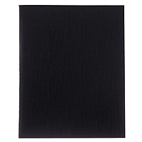 Тетрадь 48л кл Чёрная. METALLIC бумвинил 48Т5бвВ1
