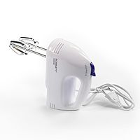 Миксер Scarlett SC-HM40S03, ручной, 200 Вт, 7 скоростей, белый